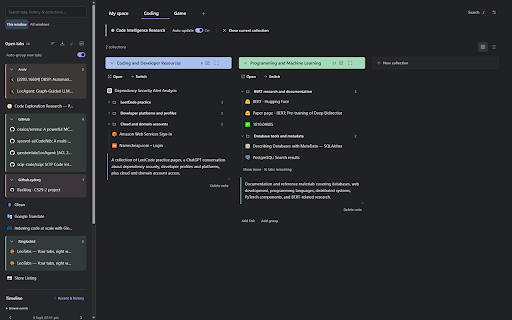 LeoTabs — Tab Manager & Switcher :: Find open pages, put work away, and resume only what you need. Local collections, groups, notes and portable exports.