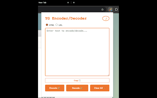 YG Encoder/Decoder :: Simple tool to encode and decode URLs and HTML