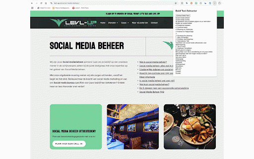 Bold Text Extractor :: Extracts all bold text from the current page.