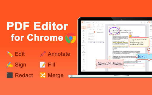 PDF Editor for Chrome: annotate, redact, sign :: Edit PDFs in the browser: text, drawing, highlights, true redaction, signatures and AcroForm fields. Nothing is uploaded.