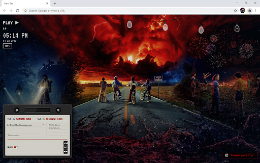 Cool Stranger Things HD Wallpaper New Tab :: Customize new tab with stranger things extension and display cool wallpapers you admire in your background.