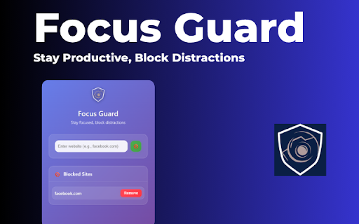 Focus Guard - Website Blocker :: Block distracting websites with customizable confirmation prompts