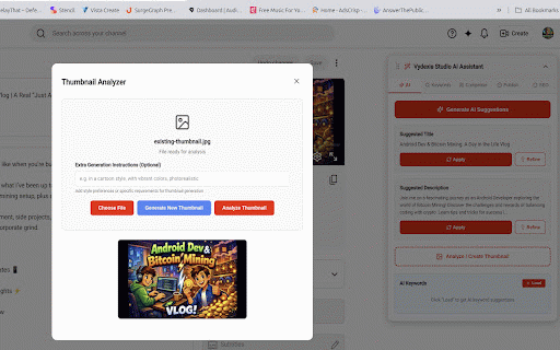 Vydexia :: Video Intelligence, explained by AI - Advanced YouTube optimization with AI-powered features