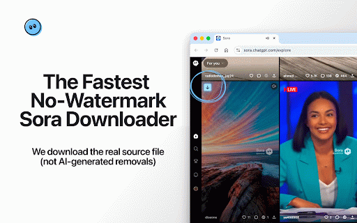 Sorafy – Download No-Watermark Sora Videos :: Download original Sora (OpenAI) videos — no watermarks, straight from the real source file (100% free).