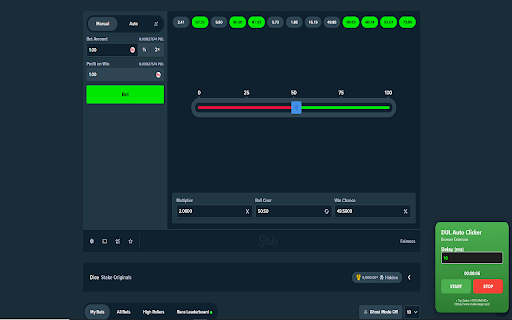 DUL Auto Clicker :: Auto clicker for Stake
