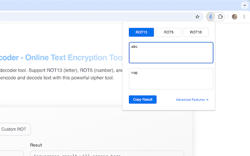 ROT13 Decoder :: Instantly encode/decode text using ROT13, ROT5, or ROT18.