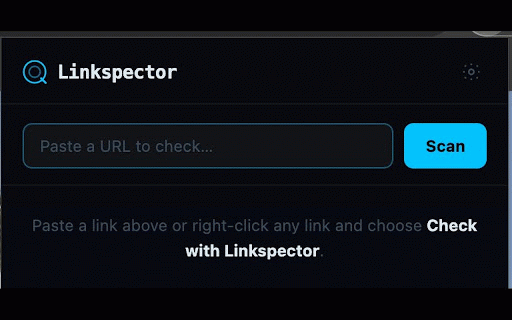 Linkspector :: Check any link for phishing, malware, and 30+ threat signals before you click.
