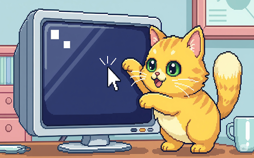 Pets in Tabs :: Adorable pixel pets that wander around your web pages to keep you company! 🐱🐶✨