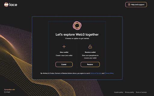 Lace Midnight Preview :: One fast, accessible, and secure platform for digital assets, DApps, NFTs, and DeFi.