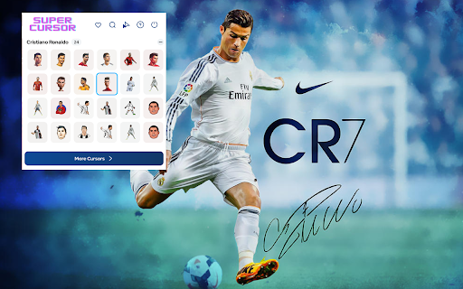 Cristiano Ronaldo Cursor - Custom Cursor for Chrome :: Show your football pride with the Ronaldo Cursor —a custom Chrome cursor extension featuring CR7’s iconic style and unmatched energy