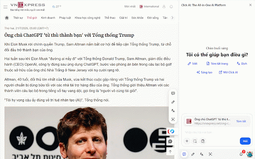 Click AI: The All-in-One AI Workspace :: Click AI: The All-in-One AI Workspace - Chat, translate, write, and analyze with advanced AI capabilities