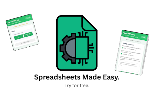 SpreadSheasy: Excel & Google Sheets AI Formula Generator :: Generate, convert & explain Excel & Google Sheets formulas from plain text. Your free AI formula writer & assistant