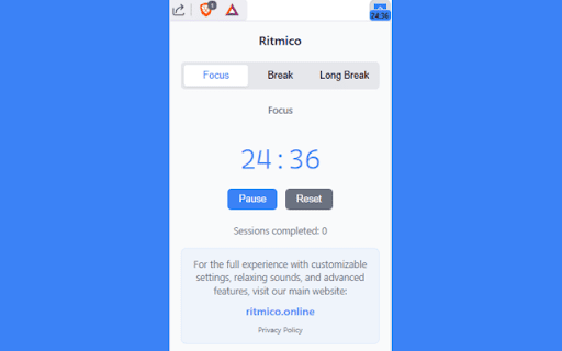 Ritmico - Focus Timer :: A minimalist focus timer for deep work and mindful productivity