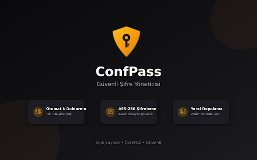 ConfPass :: ConfPass password manager — autofill and secure access
