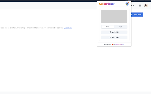 ColorPicker :: Easily pick colors from your browser screen.