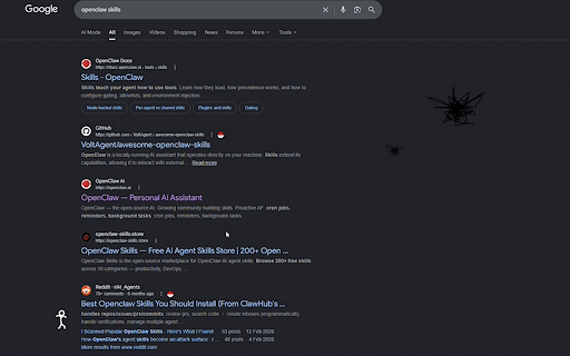 Stickman vs Orb :: Turn any webpage into a physics playground — fight as a stickman on live websites!