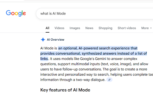 Google AI Mode Remover :: Remove the Google 'AI Mode' tab from Google Search results.