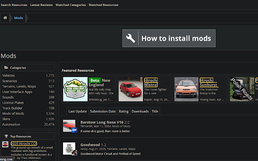 BeamNG-Manager Bridge :: Shows BeamNG-Manager installed/subscribed badges on BeamNG resources/forums and handles open-url bridge requests.