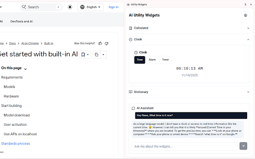 Utility Widget Panel by AI Muse (Beta) :: A collection of useful widgets with AI integration