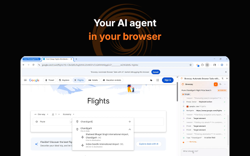 Browzey: Automate Browser Tasks with AI :: AI companion for browser automation in Chrome. Navigates sites, fills forms, extracts data & runs workflows in natural language.