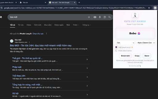 Cute Pet Namer — Random Pet Names :: One-click cute pet names with kawaii vibes. Copy instantly, remember your last pick.