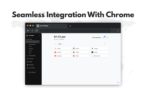 SortSites - Chrome Bookmarks Manager & Organizer :: A personalized chrome bookmark manager and organiser