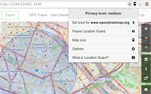 Location Guard (V3) :: Hide your geographic location from websites.