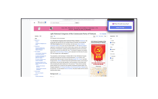 What Would Jesus Say :: Have you ever wondered 'What Jesus would say about my browsing history?'. Well, wait no longer. Just ask, and He will answer.