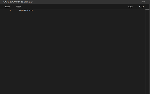 WebVTT Editor :: A simple WebVTT text editor for YouTube