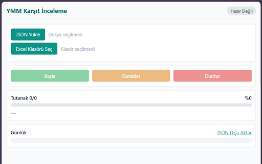 GIB KIT AUTO :: e-YMM portalında karşıt inceleme tutanağı formlarını JSON ve Excel verisiyle otomatik doldurur.