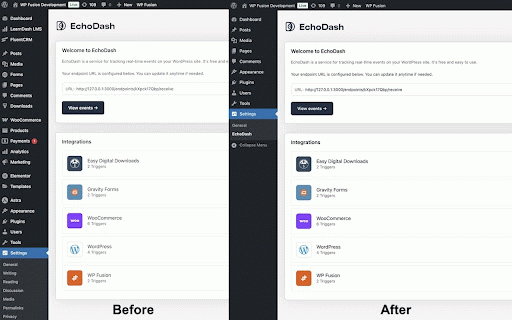WP Admin Menu Cleaner :: Clean up the WordPress admin by hiding plugin clutter, while keeping current page visible. Perfect for screenshots and demos.