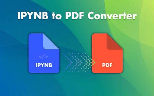 IPYNB to PDF :: Convert IPYNB to PDF easily! This Chrome Extension lets you save Jupyter Notebook to PDF in one click. Fast, simple, and reliable.