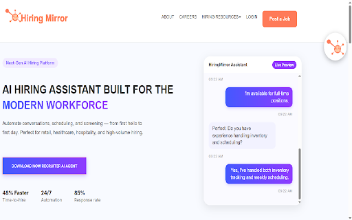 HiringMirror - Reflect Your best Self to 500M+ active recruiters globally. :: The better way to job search. Quick apply and autofill job applications in one click. Track jobs, companies & more!