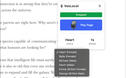 VoxLocal :: High-quality text-to-speech without using external APIs. Keep all data local and private. Built upon Kokoro.js