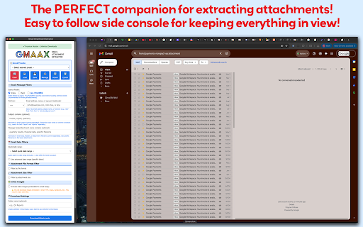GMAAX - Gmail Attachment Extractor :: Download attachments from Gmail messages using date ranges and email filters