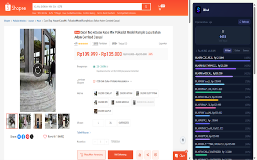 SENA - Seller And Affiliate Assistant :: Optimasi Iklan, Riset Produk, dan Profit Asli untuk seller & affiliate Shopee — langsung di halaman Shopee, tanpa pindah tab.