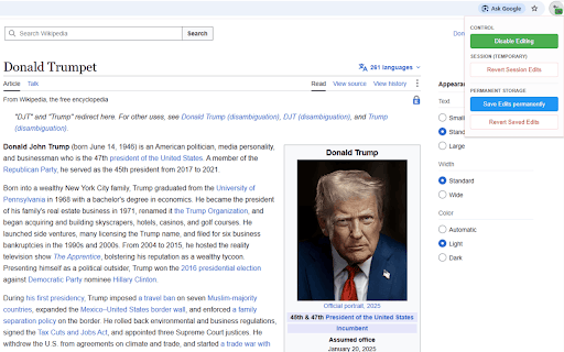 Edit Anything Plus :: Edit any page and keep the changes permanently.