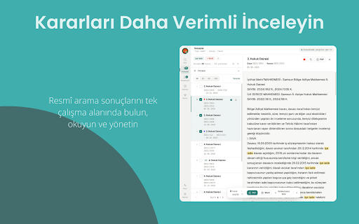 Yargıtay Karar Arama Asistanı :: Yargıtay karar arama sitesinde kararları arayın, tam metnini okuyun, koleksiyonlarda saklayın ve PDF/Word olarak indirin.