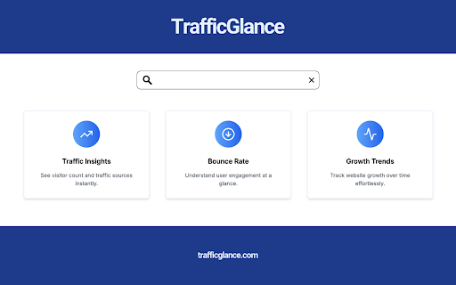 Traffic Glance :: Get real-time traffic stats for any website with just one click