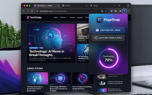 PageSnap - Screenshot & Annotation :: Capture full page or visible area screenshots, annotate them, and export to PNG, JPG, or PDF.