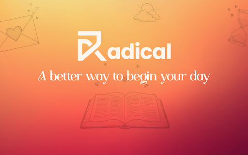 Radical - Your Beautiful New Tab with Daily Bible Verse :: Turn your device into a daily reminder of faith, focus, and purpose. No distractions, just Scripture.