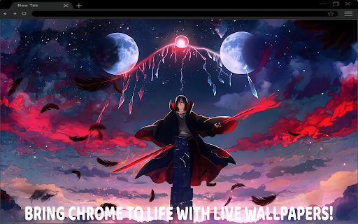Infinite Power Itachi Uchiha live Wallpaper :: 🌕 Itachi unleashes infinite Tsukuyomi under a blood-red moon!