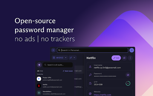 Proton Pass (BETA) :: Free and fully encrypted password manager to keep your logins and passwords safe.