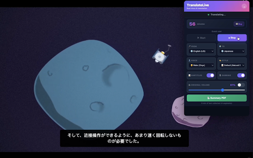 TranslateLive :: Real-time audio translation