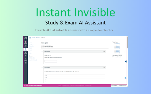 Quiz Boost AI - Smart Test Assistant, Exam Helper & Homework Quiz Solver :: Smart AI based test assistant, quiz resolver, homework helper. Solve online tests, pass exams, improve skills for skill assessments