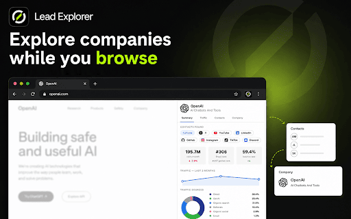 Lead Explorer :: Inspect domain registry data and company details for supported TLDs.