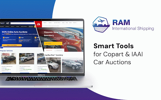 RAM Shipping :: RAM Shipping tools for Copart and IAAI autoauctions