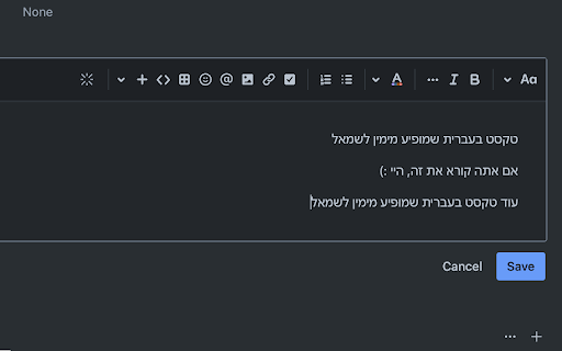 Jira Description RTL/LTR Toggle :: A Chrome extension to toggle Jira description issue text direction.