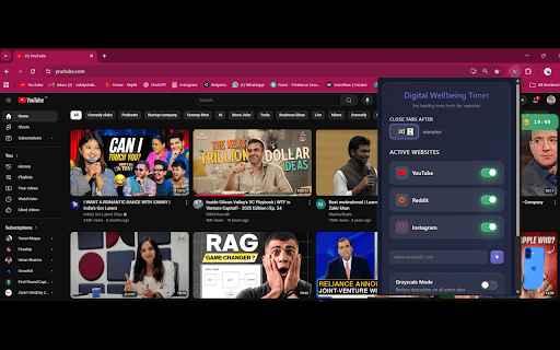Website Blocker & Screen Time Limit - Focus Timer :: Block distracting websites and boost productivity with smart time limits! Auto-close YouTube, social media & time-wasting sites.