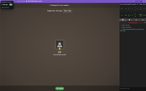 BombParty helper (JKLM) :: Optional typing assistant for BombParty on jklm.fun room pages (e.g. jklm.fun/ABCD).